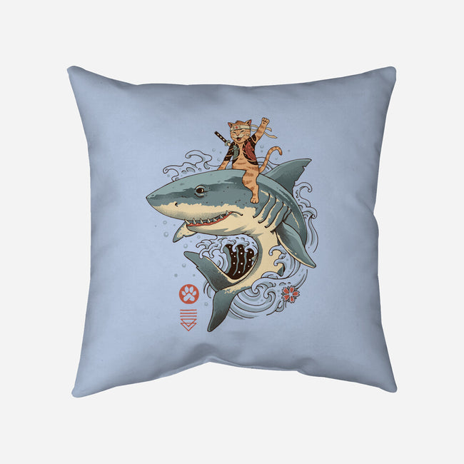 Catana Shark-none removable cover w insert throw pillow-vp021