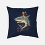 Catana Shark-none removable cover w insert throw pillow-vp021