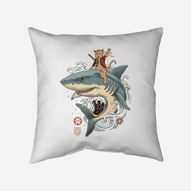 Catana Shark-none removable cover throw pillow-vp021