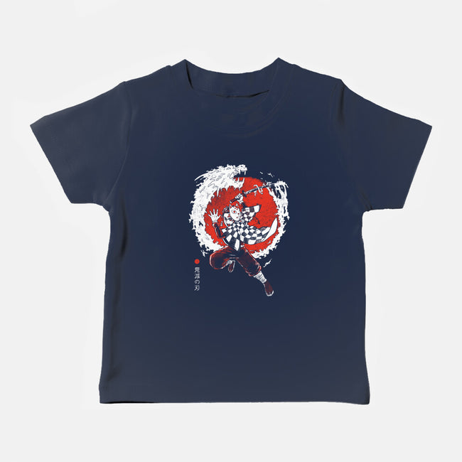 The Red Slayer-baby basic tee-Arigatees