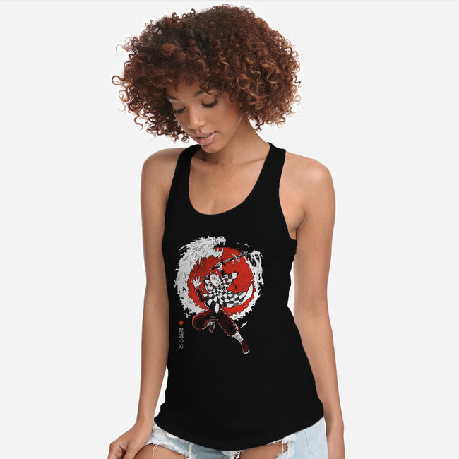 The Red Slayer-womens racerback tank-Arigatees