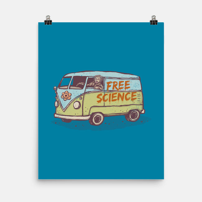 Free Science-none matte poster-kg07