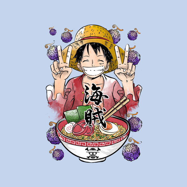 Pirate King Ramen-womens fitted tee-DrMonekers