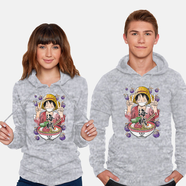 Pirate King Ramen-unisex pullover sweatshirt-DrMonekers
