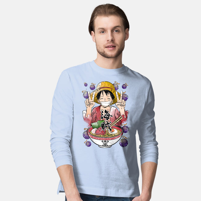 Pirate King Ramen-mens long sleeved tee-DrMonekers