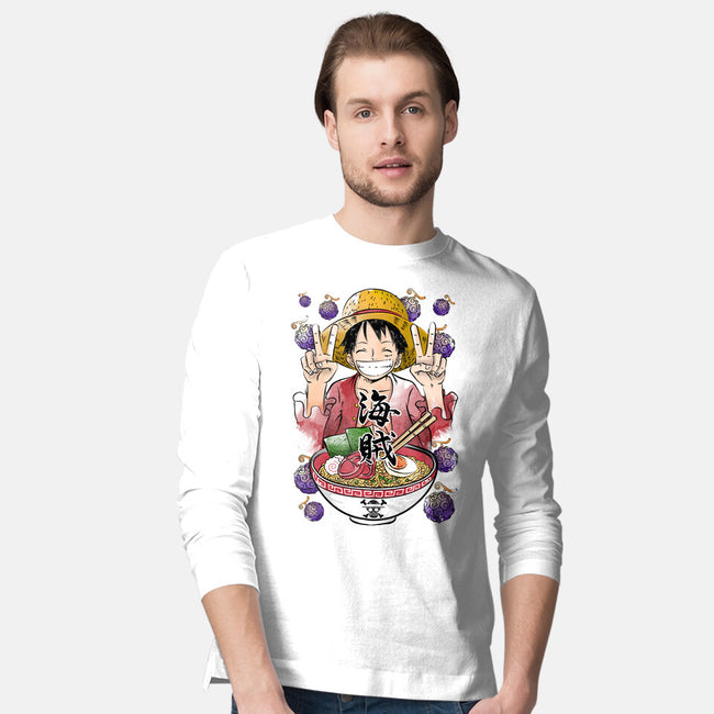 Pirate King Ramen-mens long sleeved tee-DrMonekers