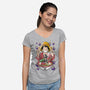 Pirate King Ramen-womens v-neck tee-DrMonekers