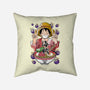Pirate King Ramen-none removable cover w insert throw pillow-DrMonekers