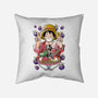 Pirate King Ramen-none removable cover w insert throw pillow-DrMonekers