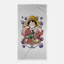 Pirate King Ramen-none beach towel-DrMonekers