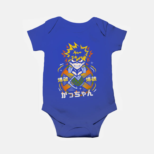 Bakugo Explosion Master-baby basic onesie-Logozaste