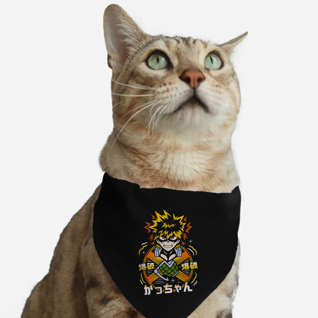 Bakugo Explosion Master-cat adjustable pet collar-Logozaste
