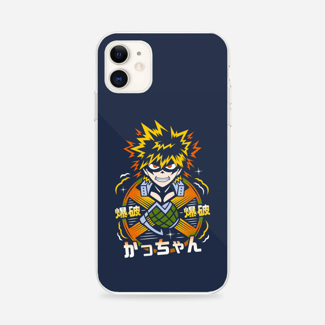 Bakugo Explosion Master-iphone snap phone case-Logozaste
