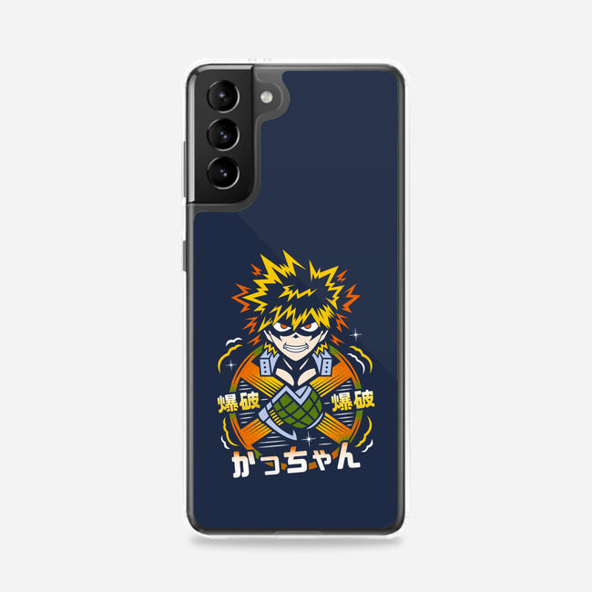 Bakugo Explosion Master-samsung snap phone case-Logozaste