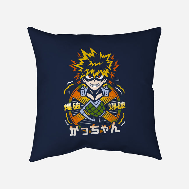 Bakugo Explosion Master-none removable cover throw pillow-Logozaste