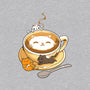 Latte Cat-womens v-neck tee-tobefonseca