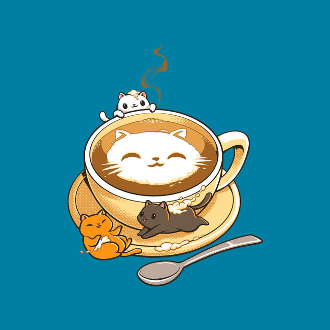 Latte Cat-none removable cover w insert throw pillow-tobefonseca