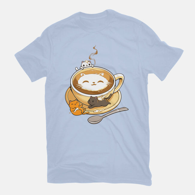 Latte Cat-unisex basic tee-tobefonseca