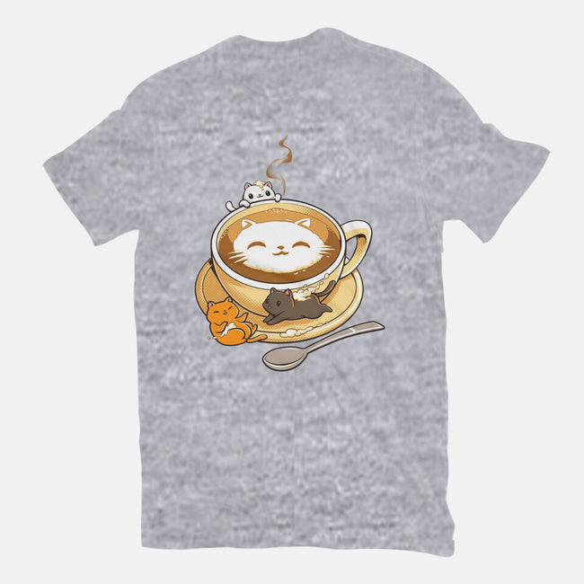 Latte Cat-womens fitted tee-tobefonseca