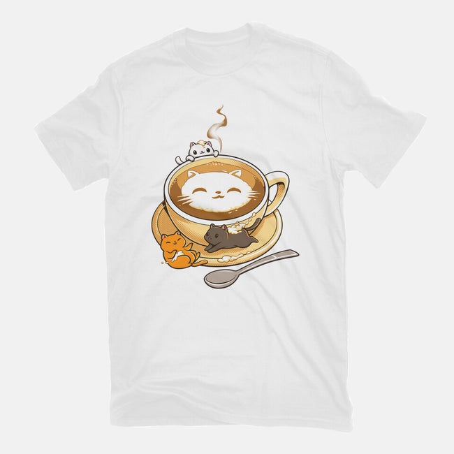 Latte Cat-womens basic tee-tobefonseca