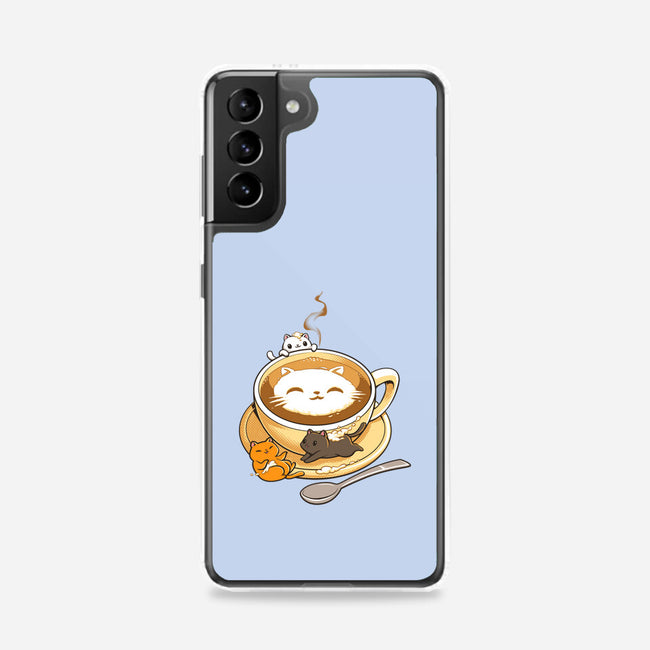 Latte Cat-samsung snap phone case-tobefonseca