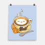 Latte Cat-none matte poster-tobefonseca