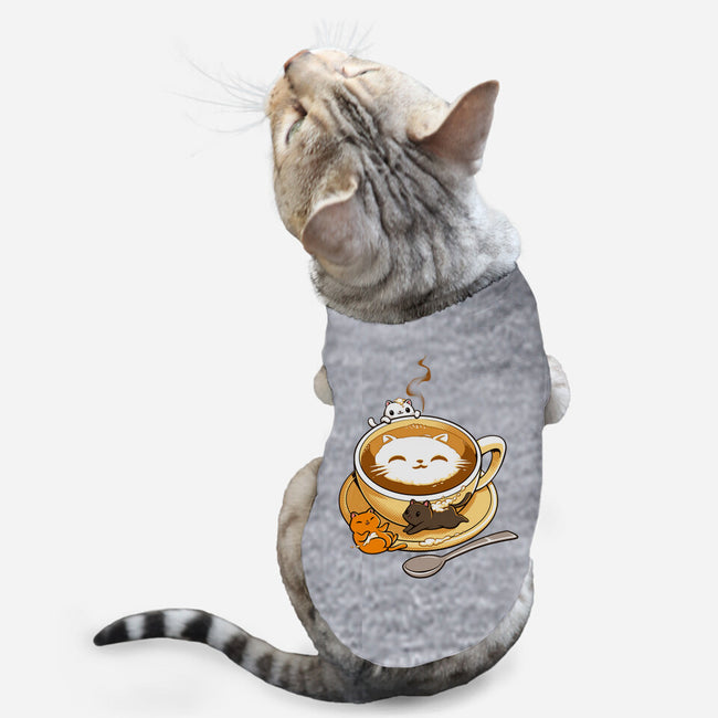 Latte Cat-cat basic pet tank-tobefonseca