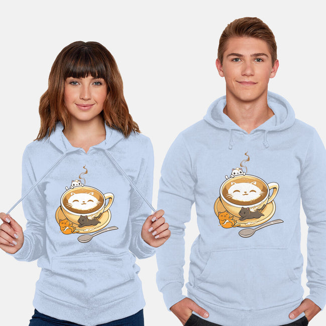 Latte Cat-unisex pullover sweatshirt-tobefonseca