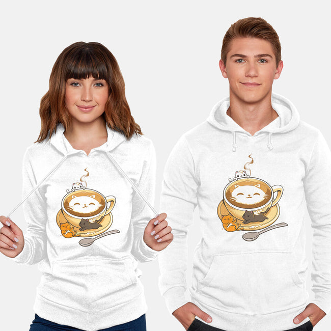Latte Cat-unisex pullover sweatshirt-tobefonseca
