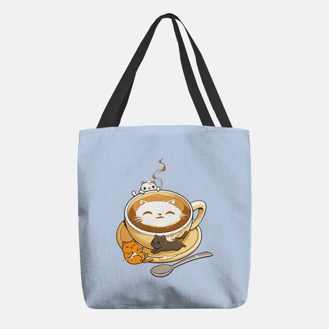 Latte Cat-none basic tote-tobefonseca