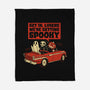 Getting Spooky-none fleece blanket-DinoMike