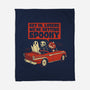 Getting Spooky-none fleece blanket-DinoMike