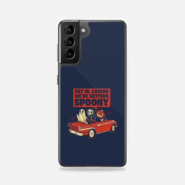 Getting Spooky-samsung snap phone case-DinoMike
