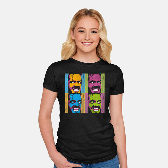 Pop Shining-womens fitted tee-jasesa