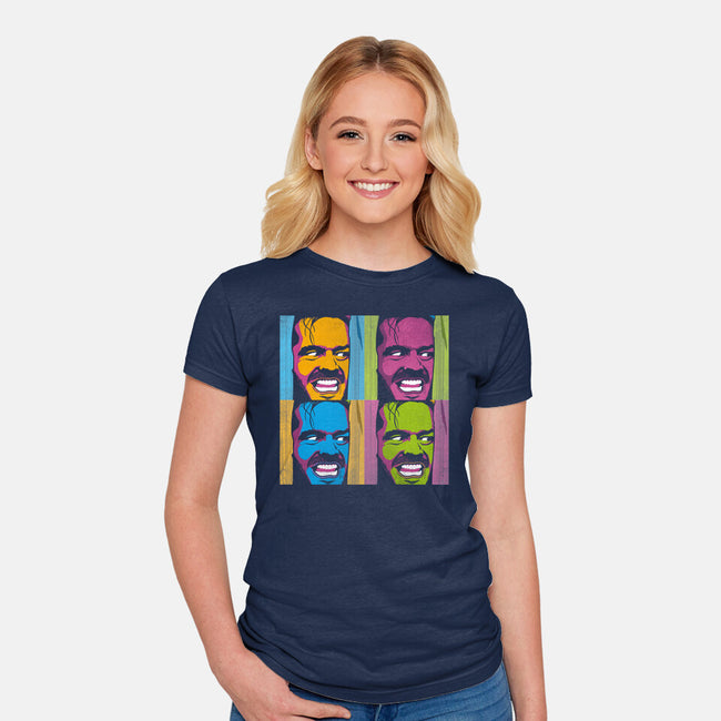 Pop Shining-womens fitted tee-jasesa