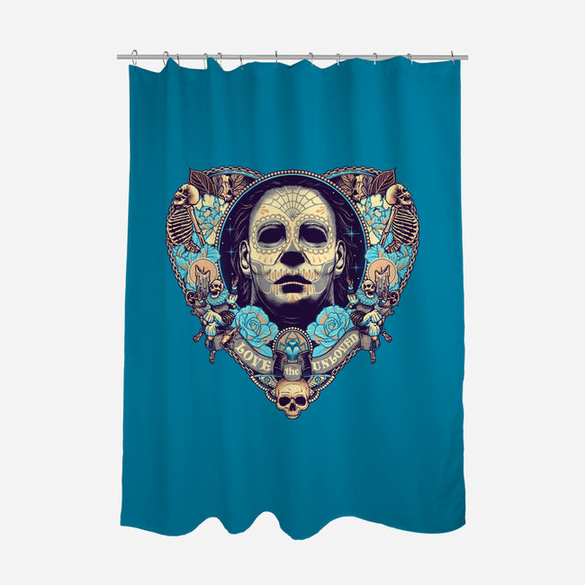 The Lovely Halloween-none polyester shower curtain-glitchygorilla