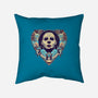 The Lovely Halloween-none removable cover throw pillow-glitchygorilla