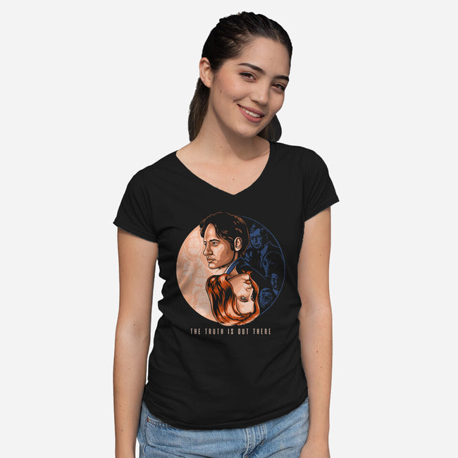 The Truth-womens v-neck tee-daobiwan