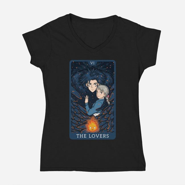 The Lovers Ghibli-womens v-neck tee-danielmorris1993