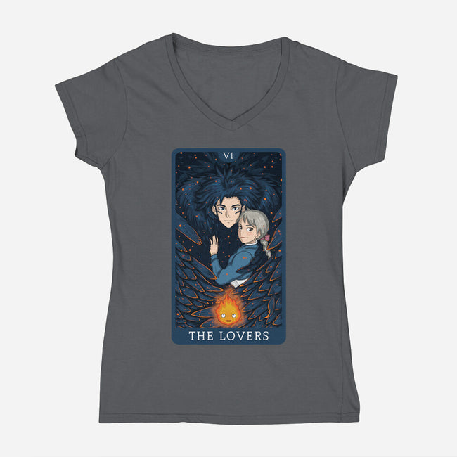 The Lovers Ghibli-womens v-neck tee-danielmorris1993