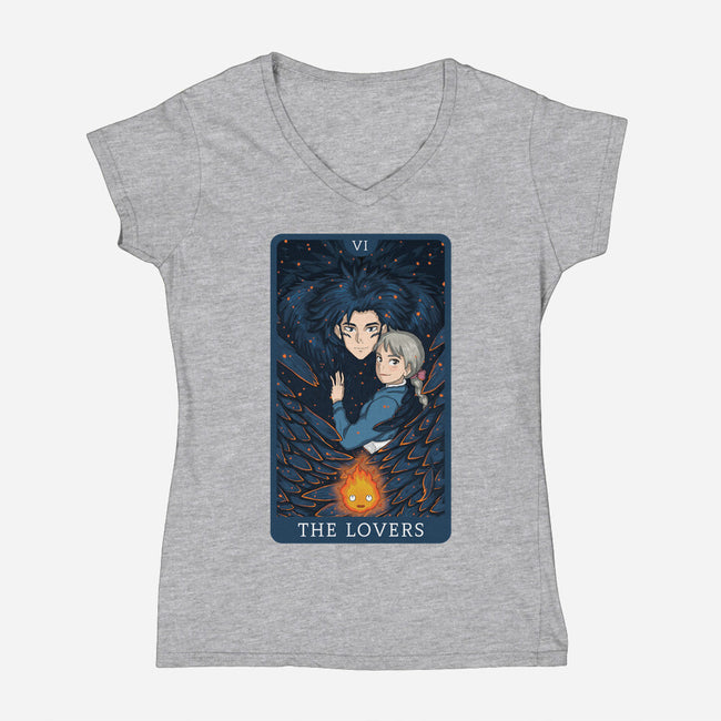 The Lovers Ghibli-womens v-neck tee-danielmorris1993