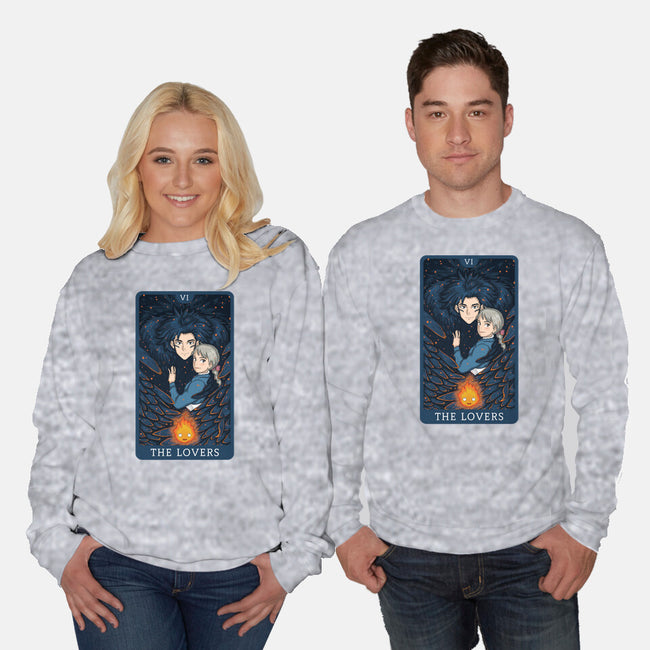 The Lovers Ghibli-unisex crew neck sweatshirt-danielmorris1993