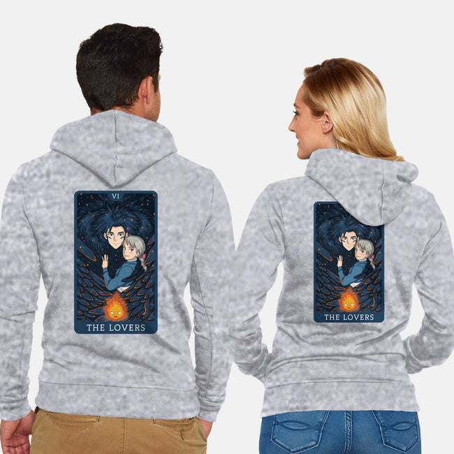 The Lovers Ghibli-unisex zip-up sweatshirt-danielmorris1993