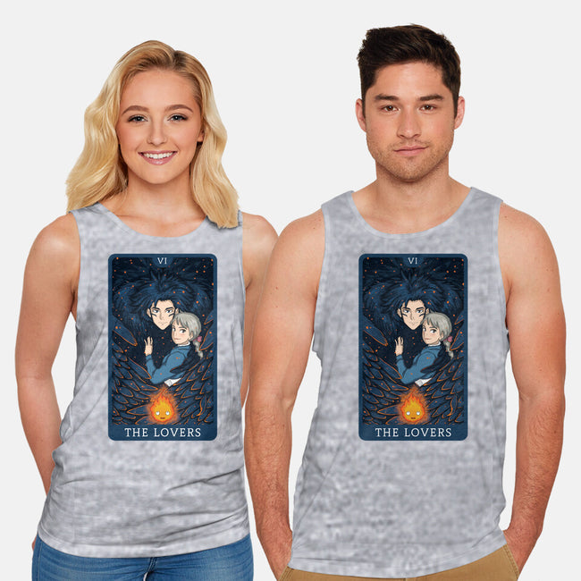 The Lovers Ghibli-unisex basic tank-danielmorris1993