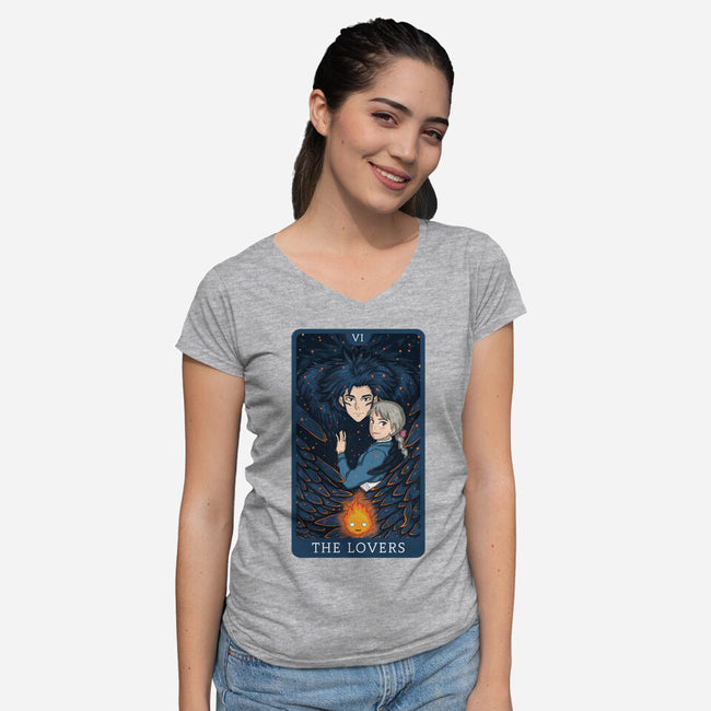 The Lovers Ghibli-womens v-neck tee-danielmorris1993