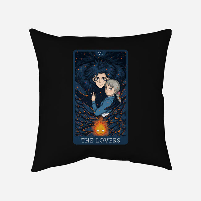 The Lovers Ghibli-none removable cover w insert throw pillow-danielmorris1993