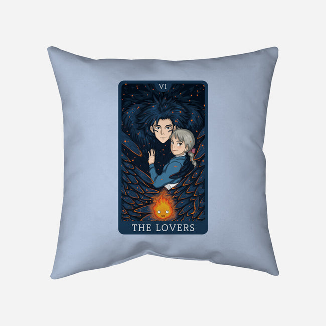The Lovers Ghibli-none removable cover w insert throw pillow-danielmorris1993
