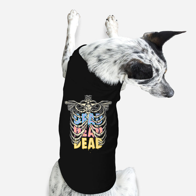 Dead on the Inside-dog basic pet tank-glitchygorilla