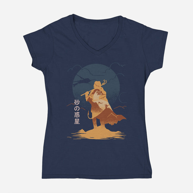 Arrakis Reborn-womens v-neck tee-estudiofitas