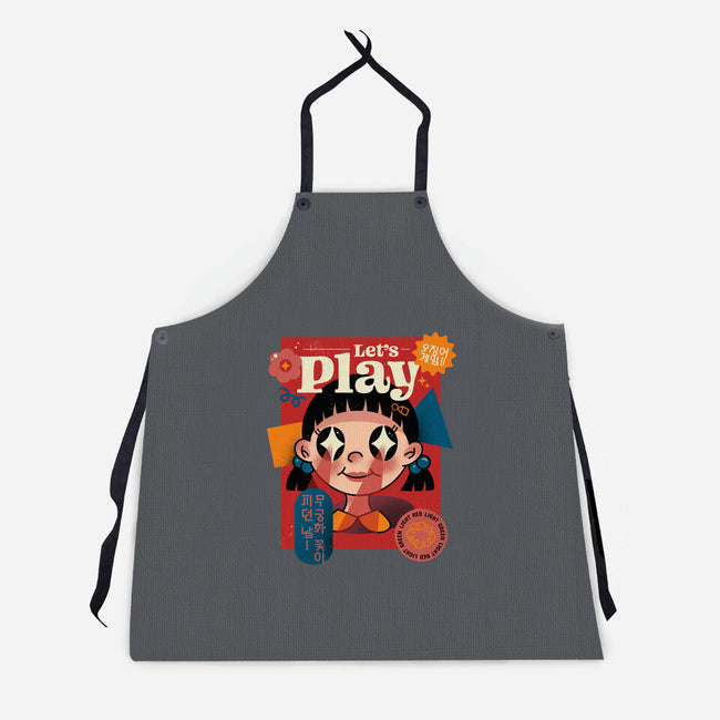 Let's Play-unisex kitchen apron-pescapin